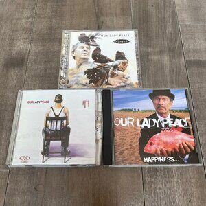 OUR LADY PEACE - 3 CD LOT - Happiness, Naveed, Healthy in Paranoid Times